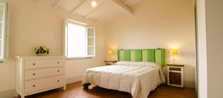 Lallina green bedroom