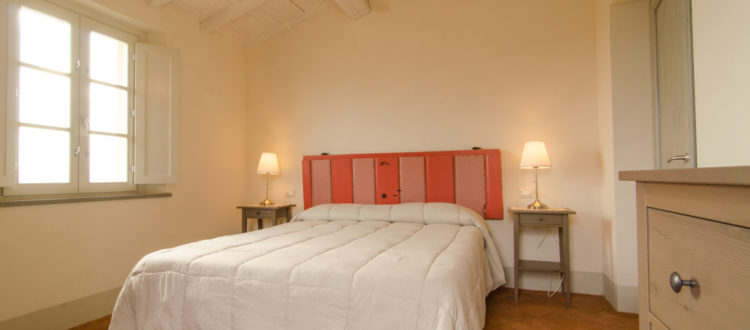 Lallina red bedroom